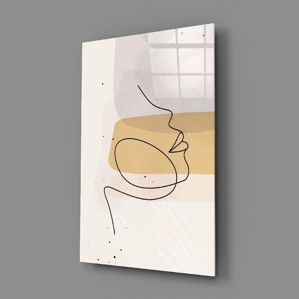 Soyut Şekiller Cam Tablo No:2079