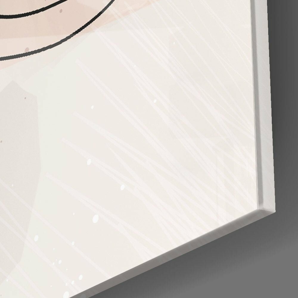 Soyut Şekiller Cam Tablo No:2079