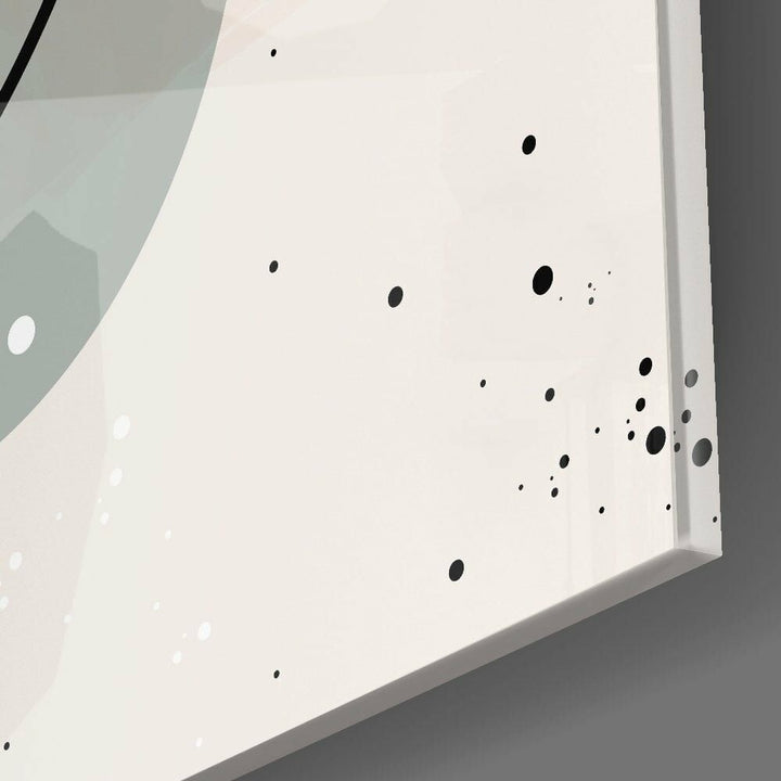 Soyut Şekiller Cam Tablo No:2080