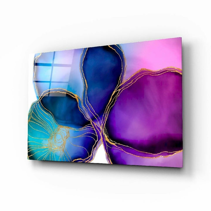 Soyut Şekiller Cam Tablo No:2085