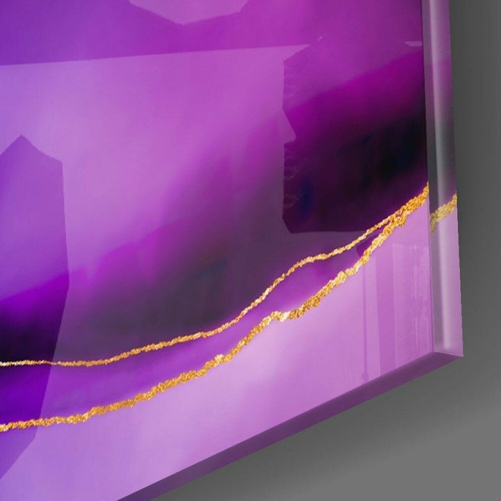 Soyut Şekiller Cam Tablo No:2085