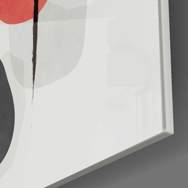 Soyut Şekiller Cam Tablo No:2089