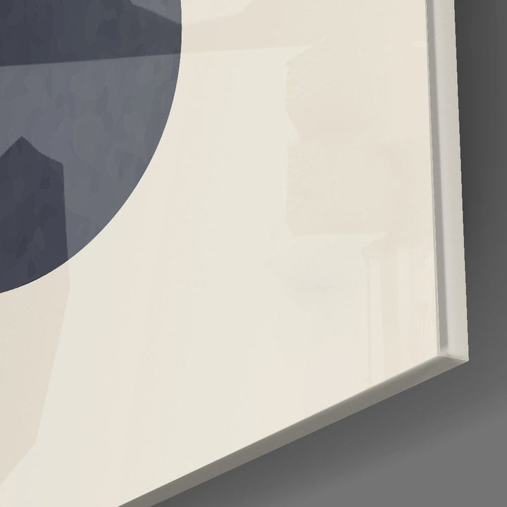 Soyut Şekiller Cam Tablo No:2090