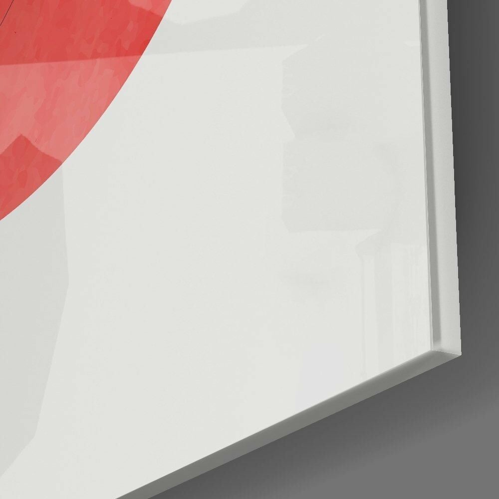 Soyut Şekiller Cam Tablo No:2091