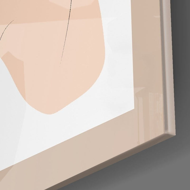 Soyut Şekiller Cam Tablo No:2096