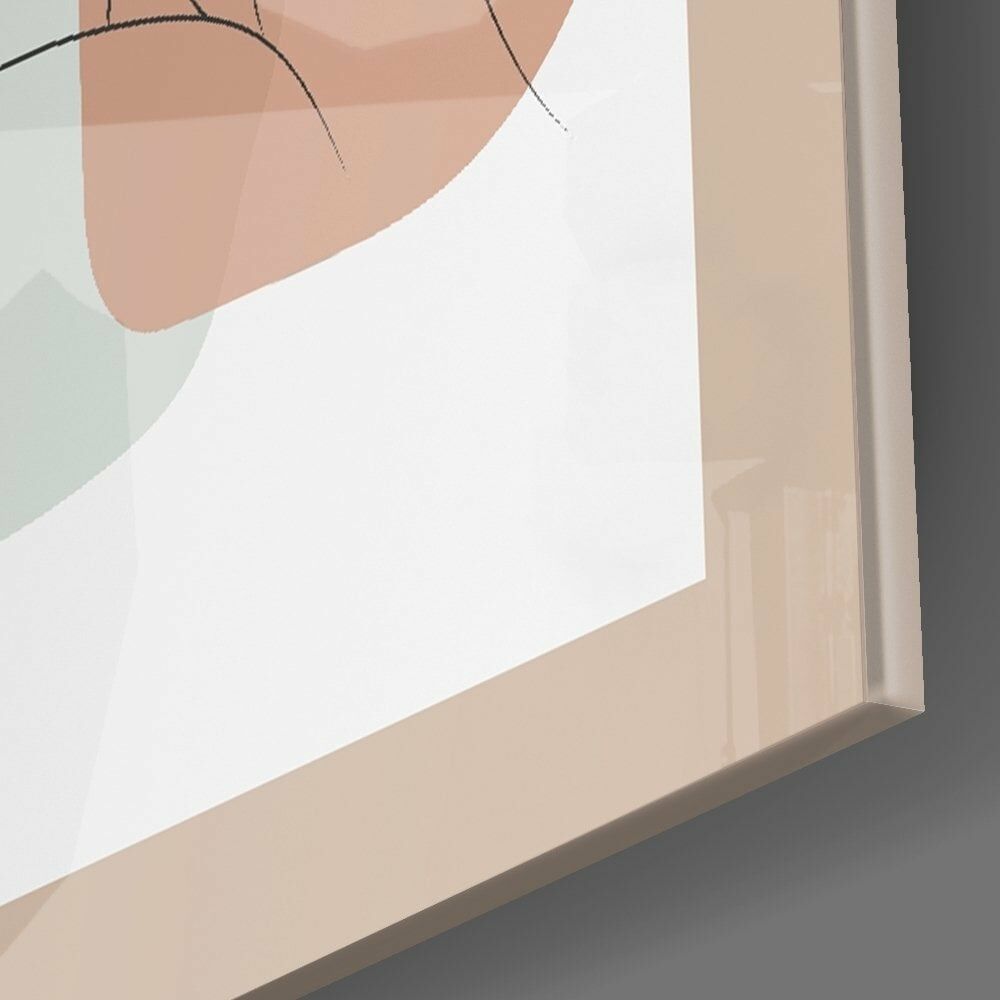 Soyut Şekiller Cam Tablo No:2097