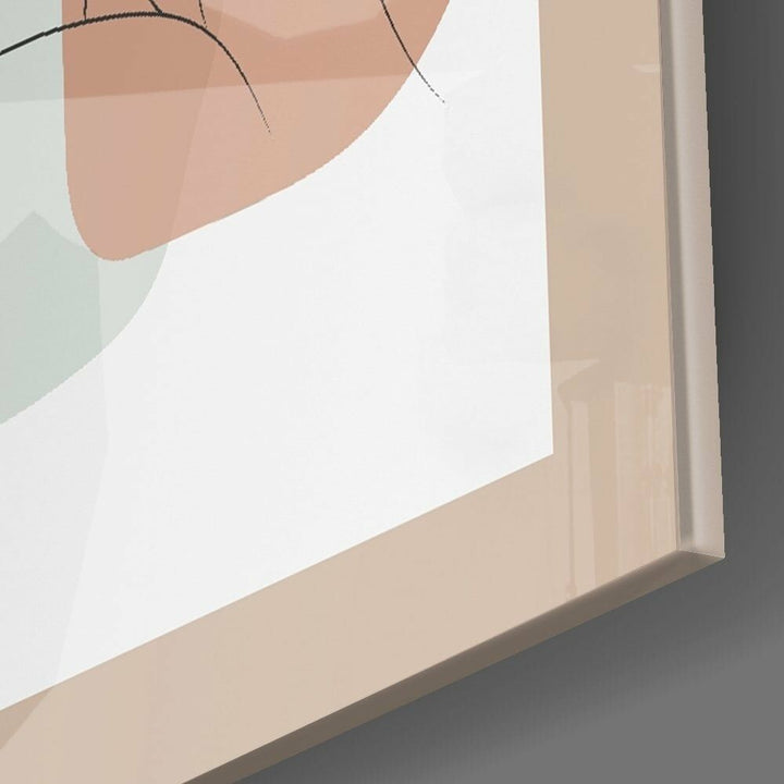 Soyut Şekiller Cam Tablo No:2097