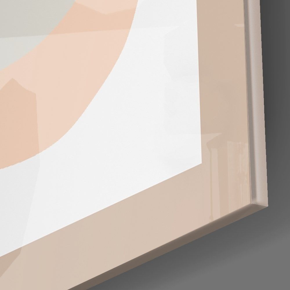 Soyut Şekiller Cam Tablo No:2098