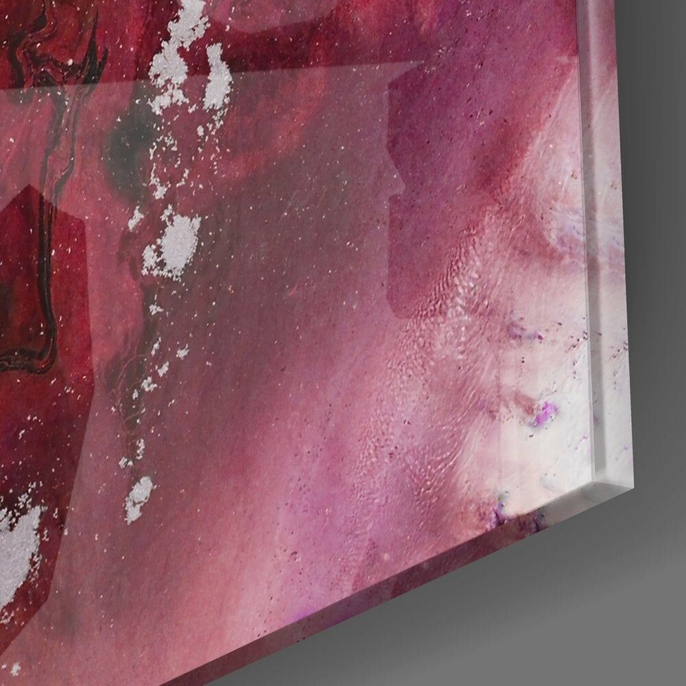 Soyutluğun Renkleri Cam Tablo