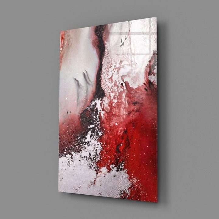 Soyutluğun Renkleri Cam Tablo