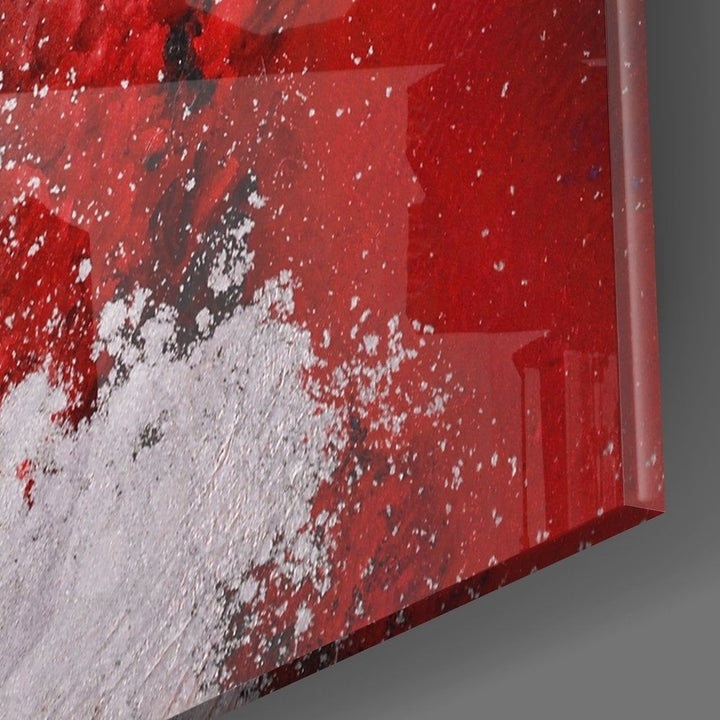 Soyutluğun Renkleri Cam Tablo