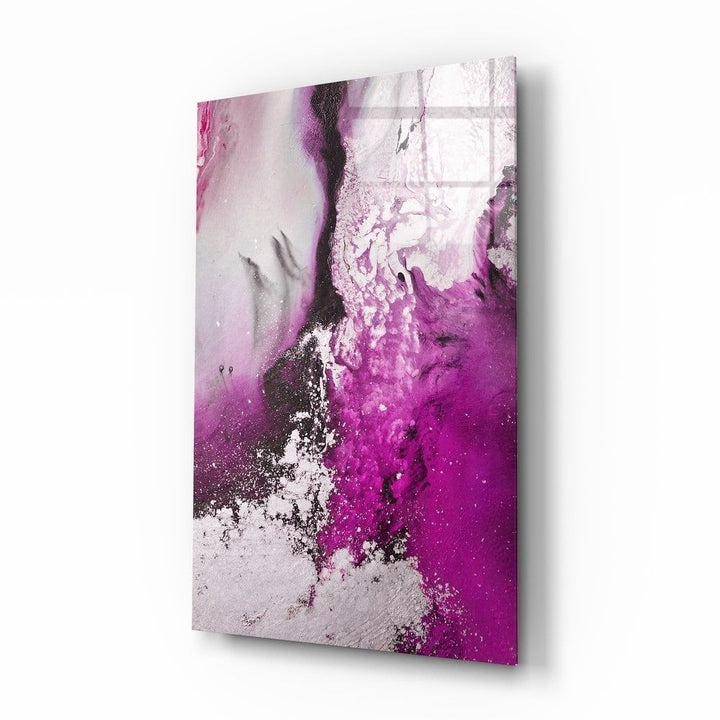 Soyutluğun Renkleri Cam Tablo