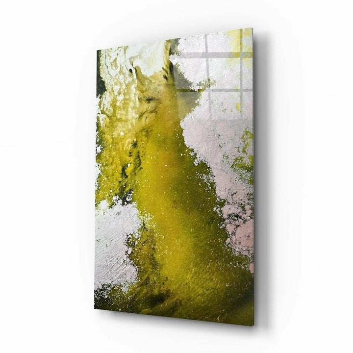 Soyutluğun Renkleri Cam Tablo