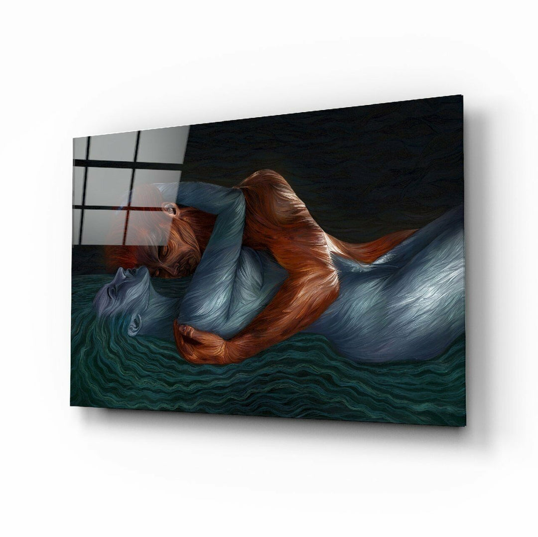 Su ve Ateş Cam Tablo