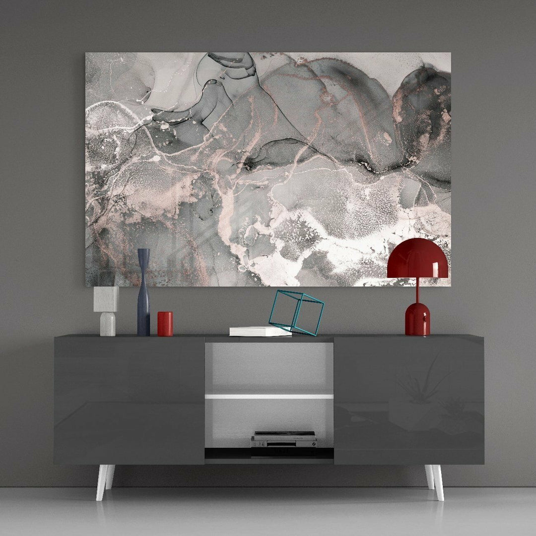 Tatlı Pembe Cam Tablo