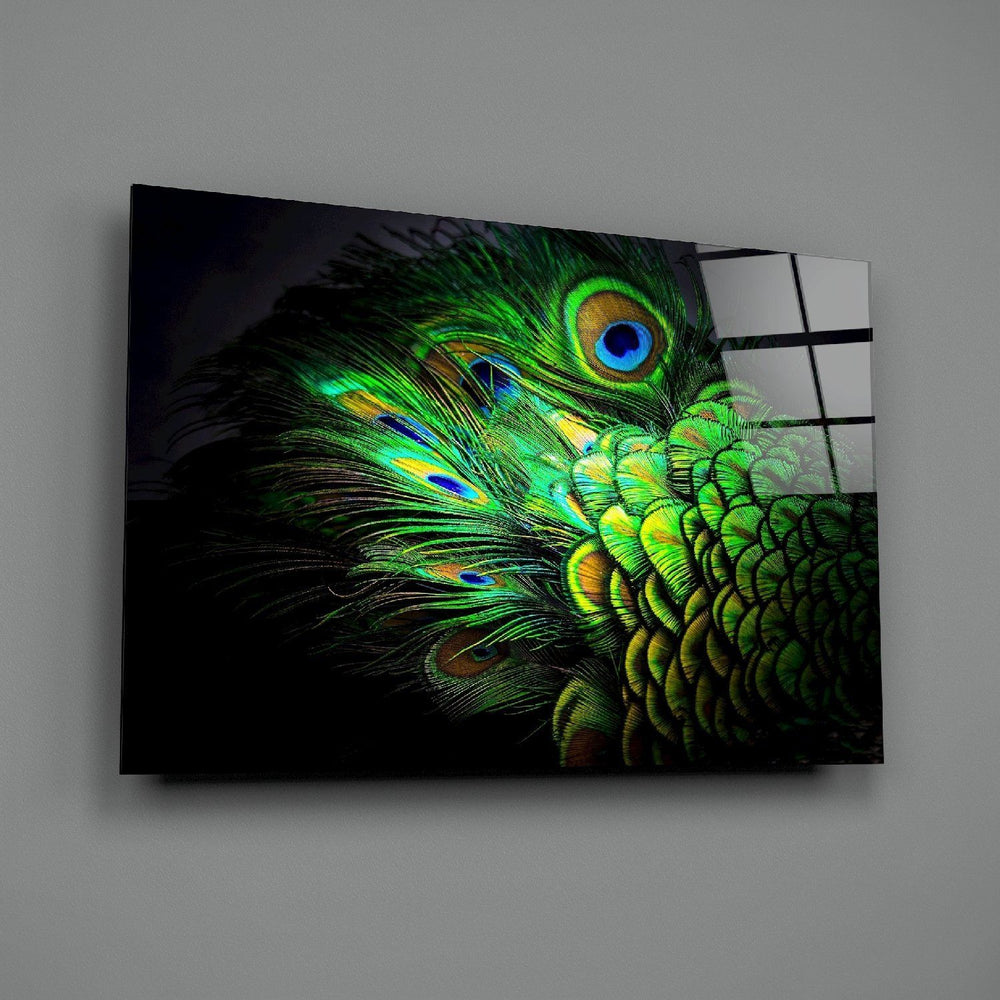 Tavuskuşu Cam Tablo