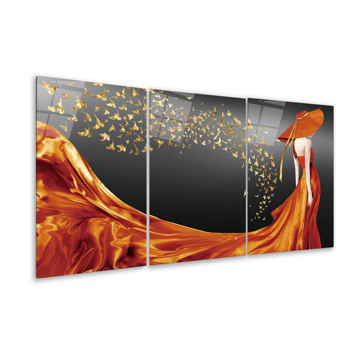 Kadın Triple Cam Tablo Seti