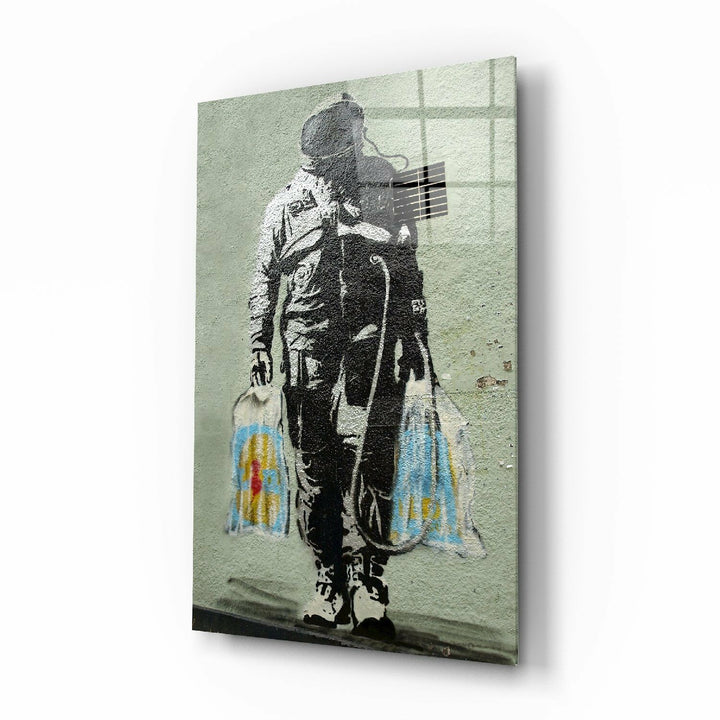 Uzay Pazarı Cam Tablo