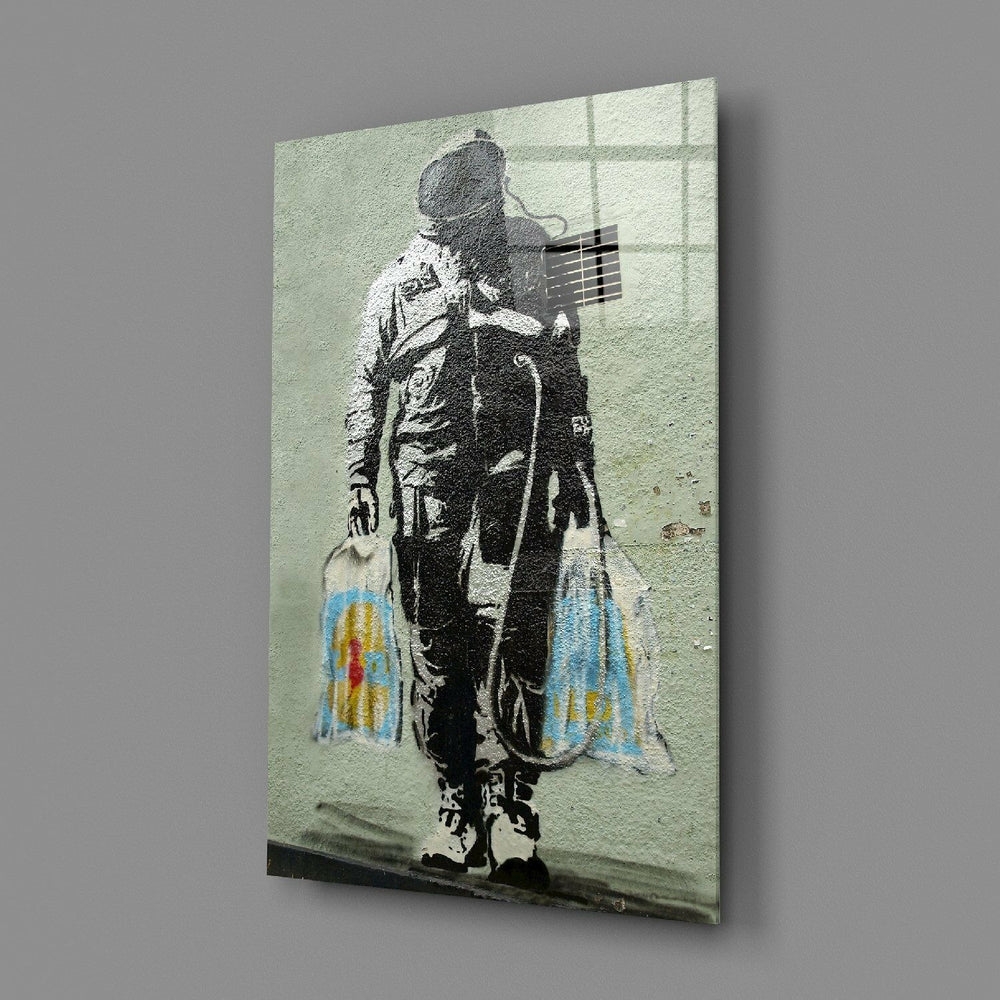 Uzay Pazarı Cam Tablo