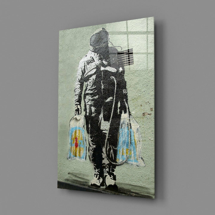 Uzay Pazarı Cam Tablo