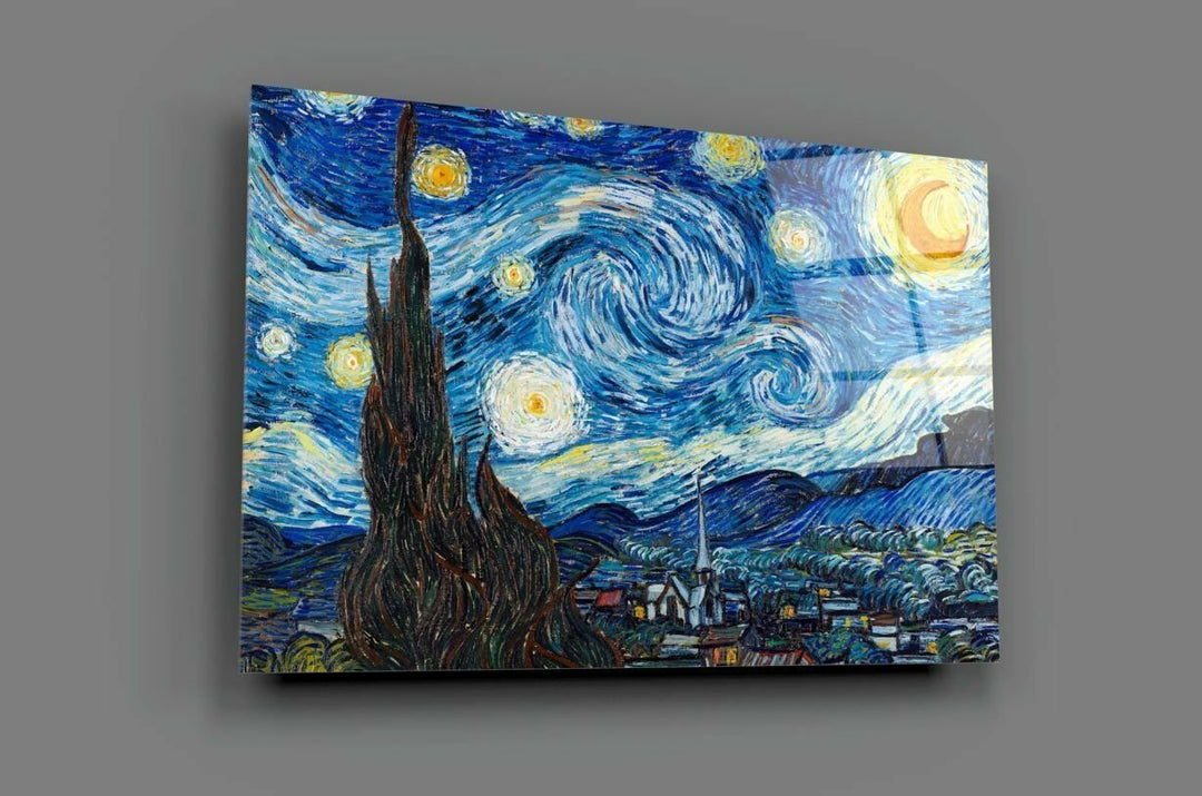 Van Gogh Stary at Night Cam Tablo