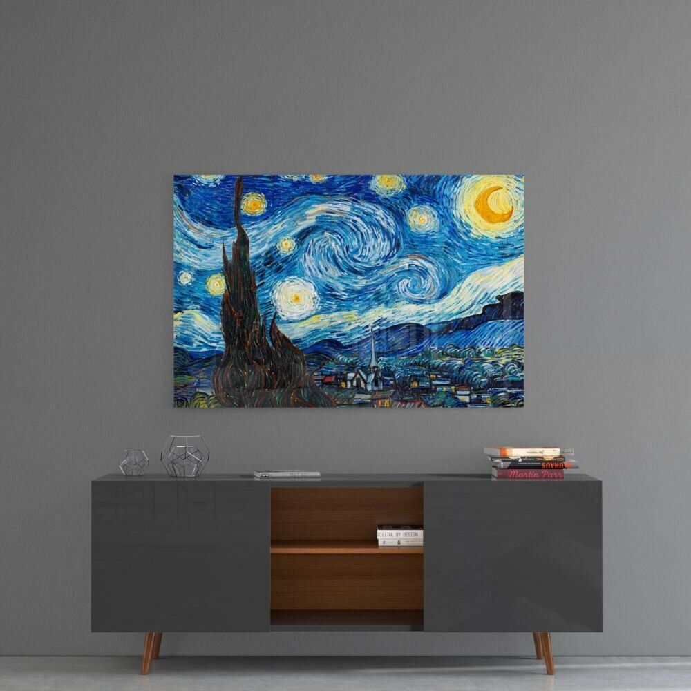 Van Gogh Stary at Night Cam Tablo