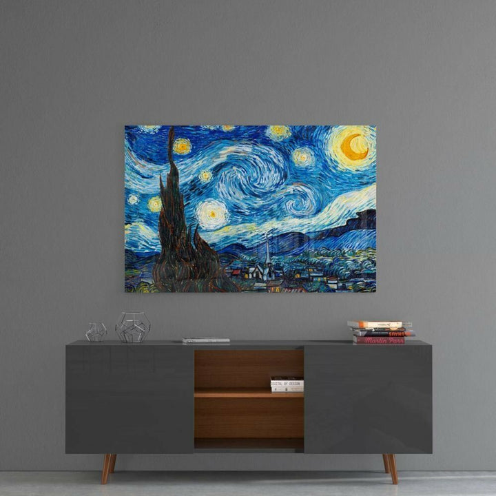 Van Gogh Stary at Night Cam Tablo