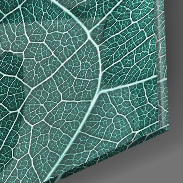 Yaprak Dokusu Cam Tablo