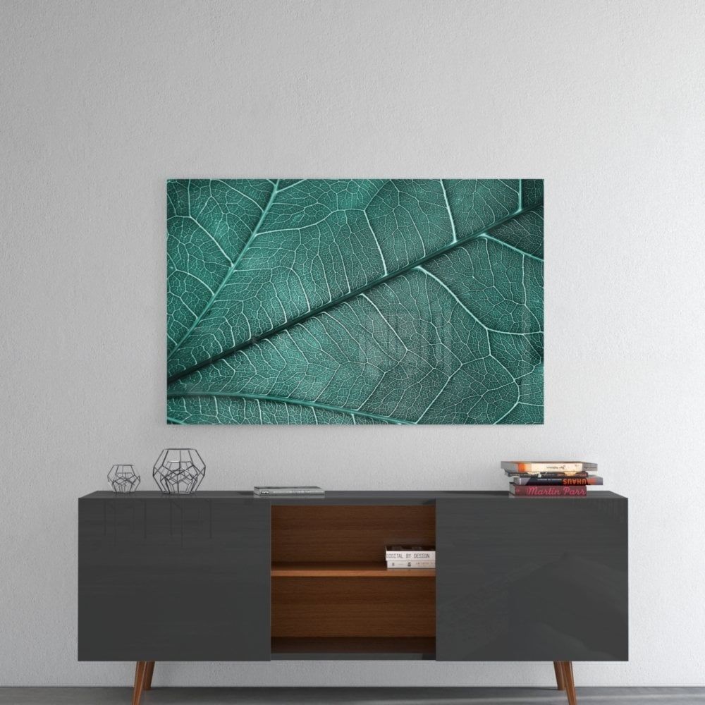 Yaprak Dokusu Cam Tablo