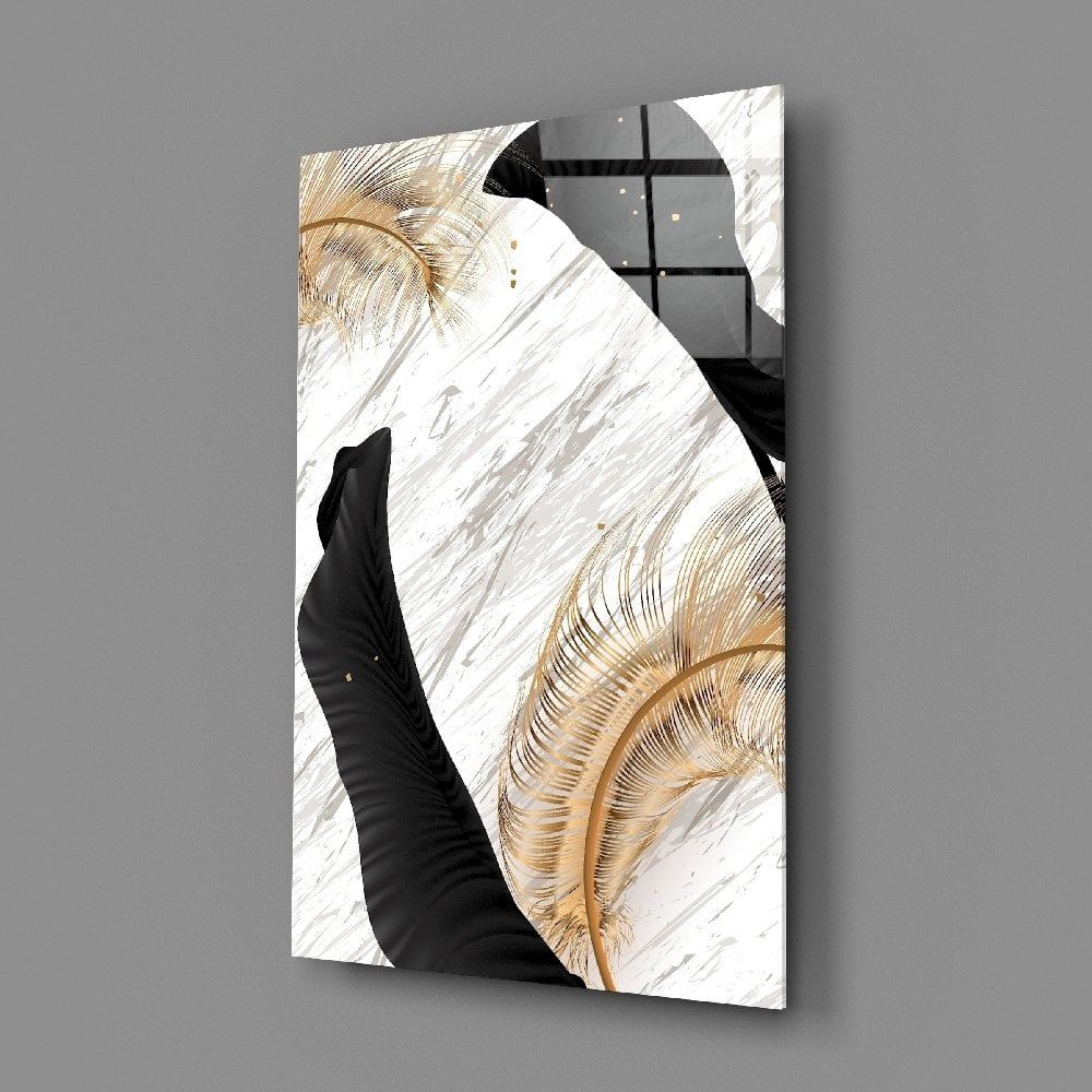 Yapraklar Cam Tablo No:2007