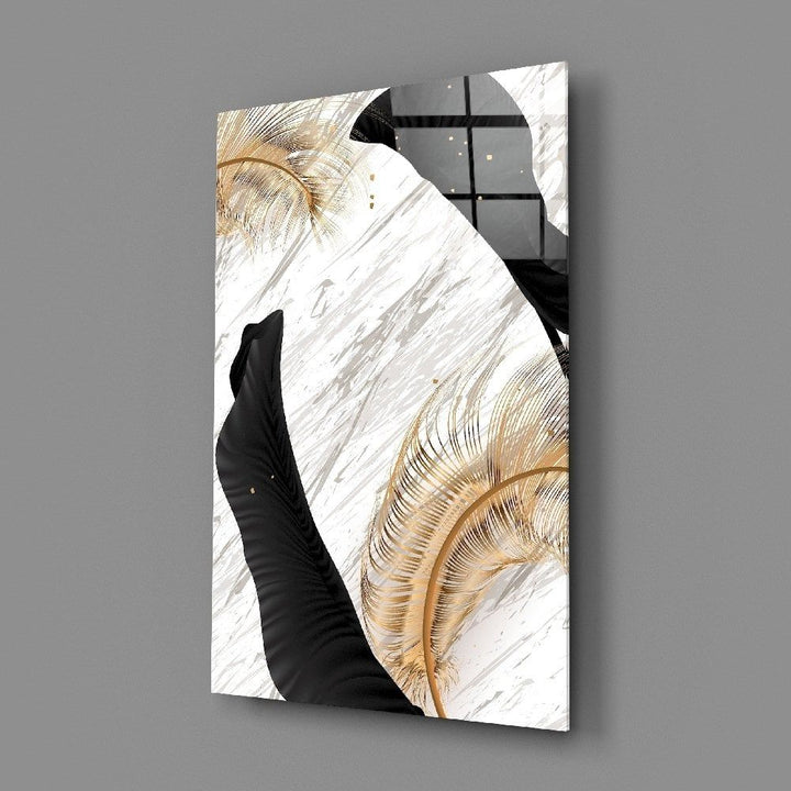 Yapraklar Cam Tablo No:2007