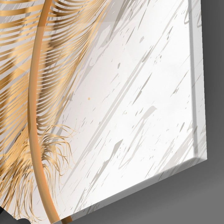 Yapraklar Cam Tablo No:2007