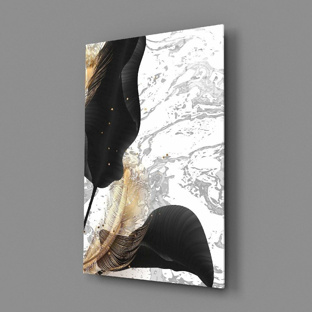 Yapraklar Cam Tablo No:2008