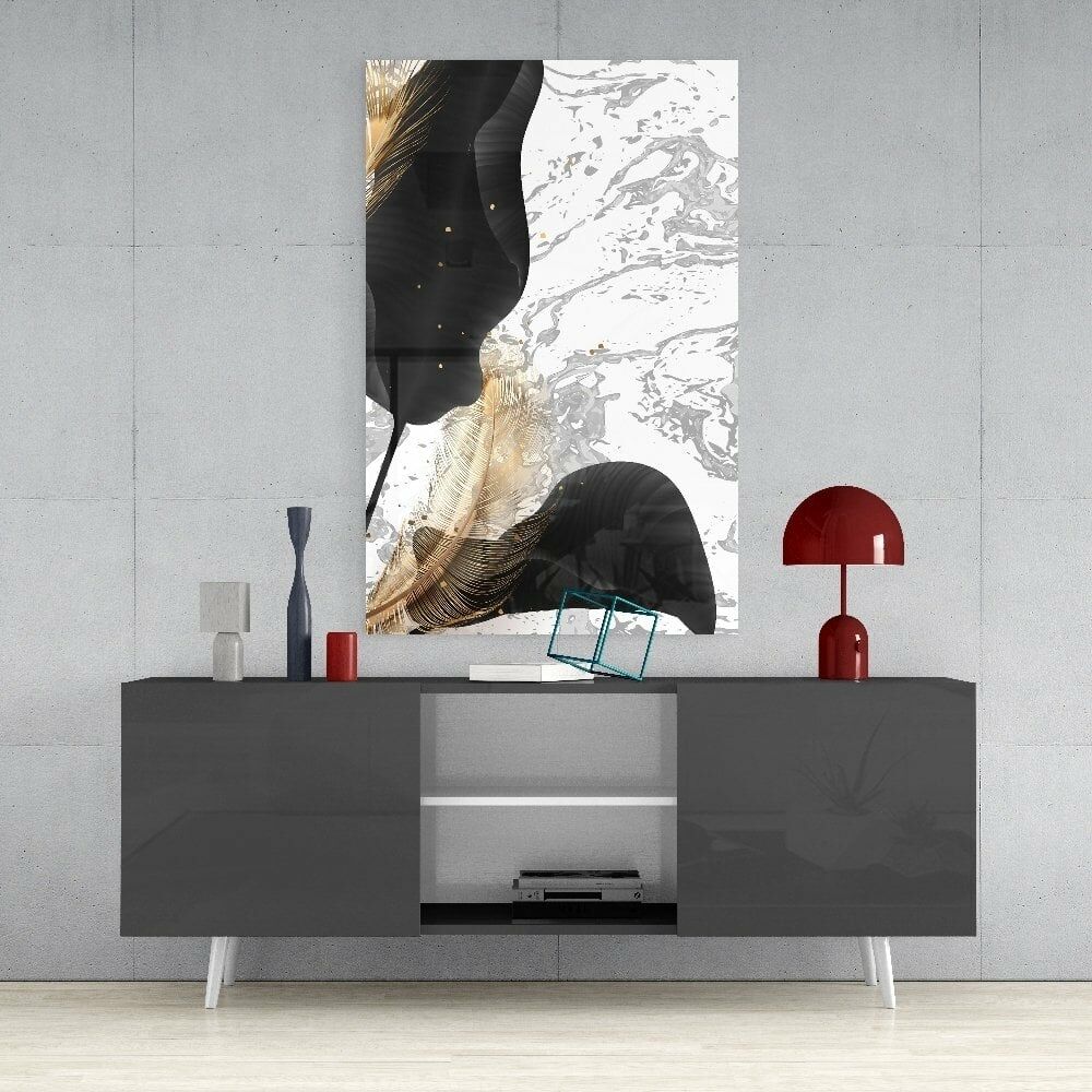 Yapraklar Cam Tablo No:2008