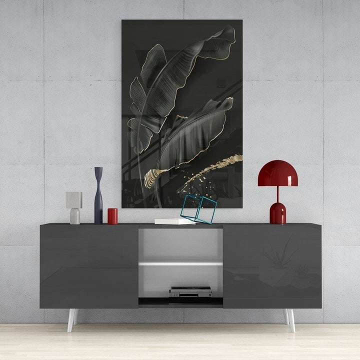 Yapraklar Cam Tablo No:4026