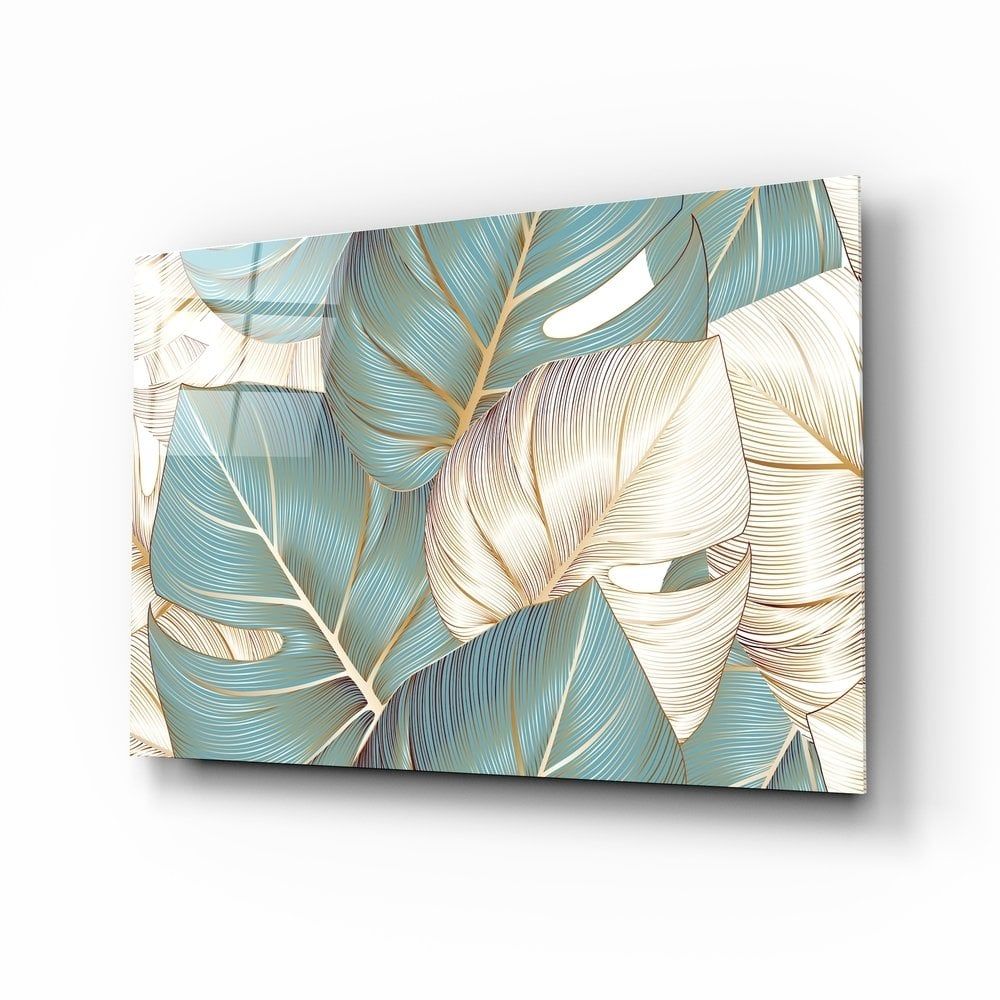 Yapraklar Cam Tablo No:4027