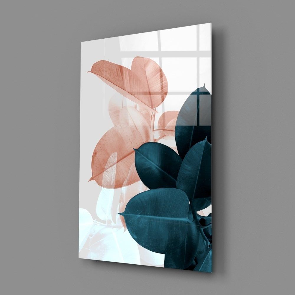 Yapraklar Cam Tablo No:4074