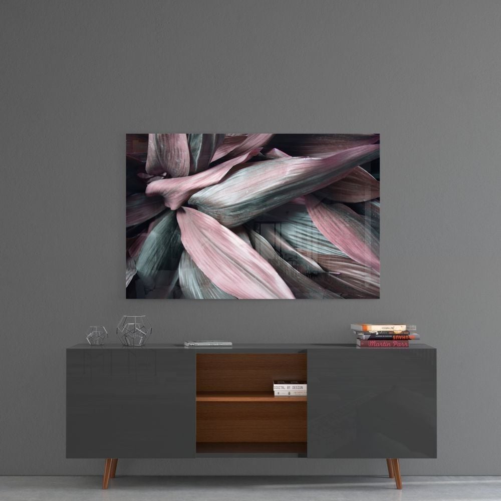 Yapraklar Cam Tablo No:4080