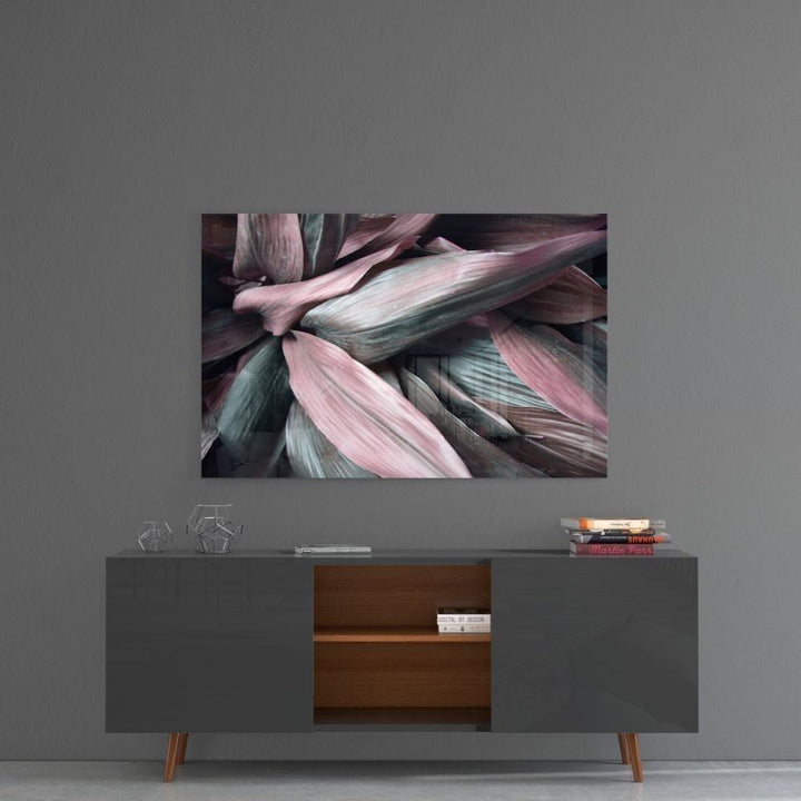 Yapraklar Cam Tablo No:4080