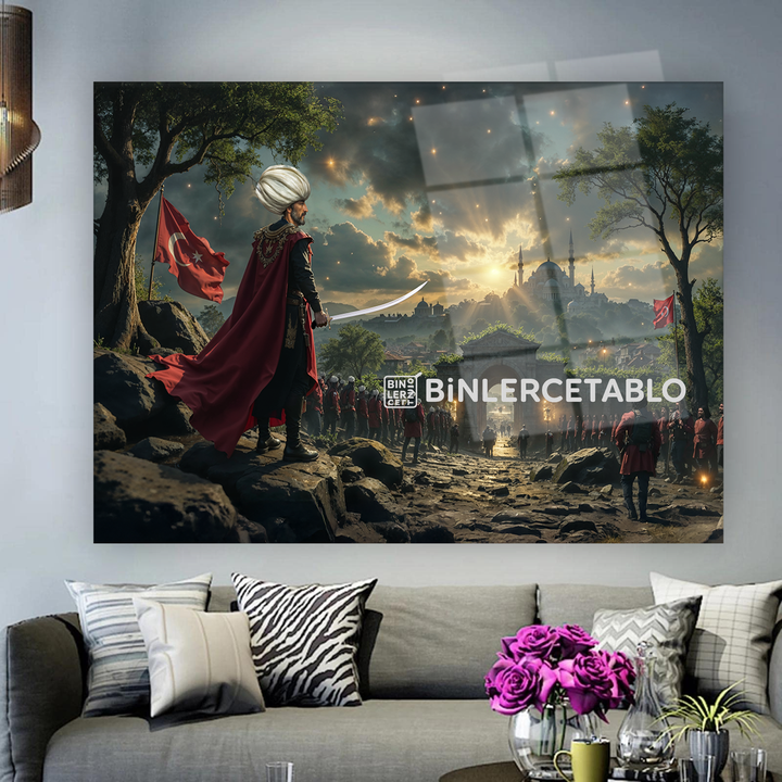 Orhan Gazi Bursa Fethi Cam Tablo