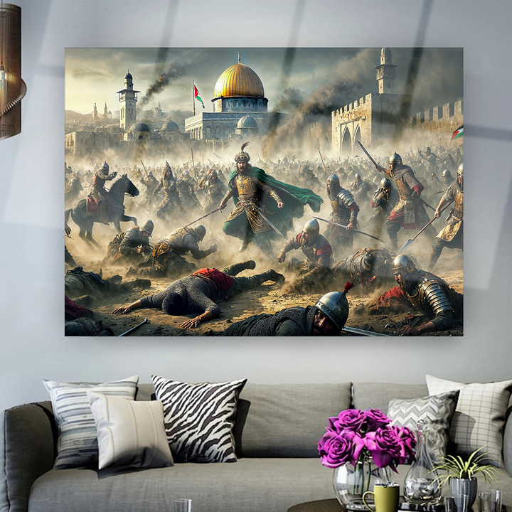 Selehaddin Eyyübi Kudüs Fethi Cam Tablo