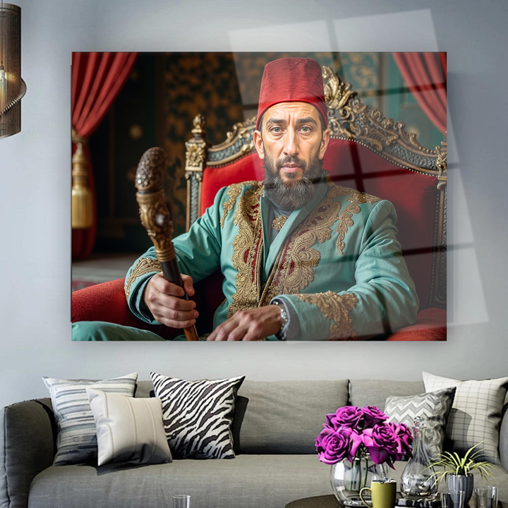 Sultan Abdülhamid Han Cam Tablo