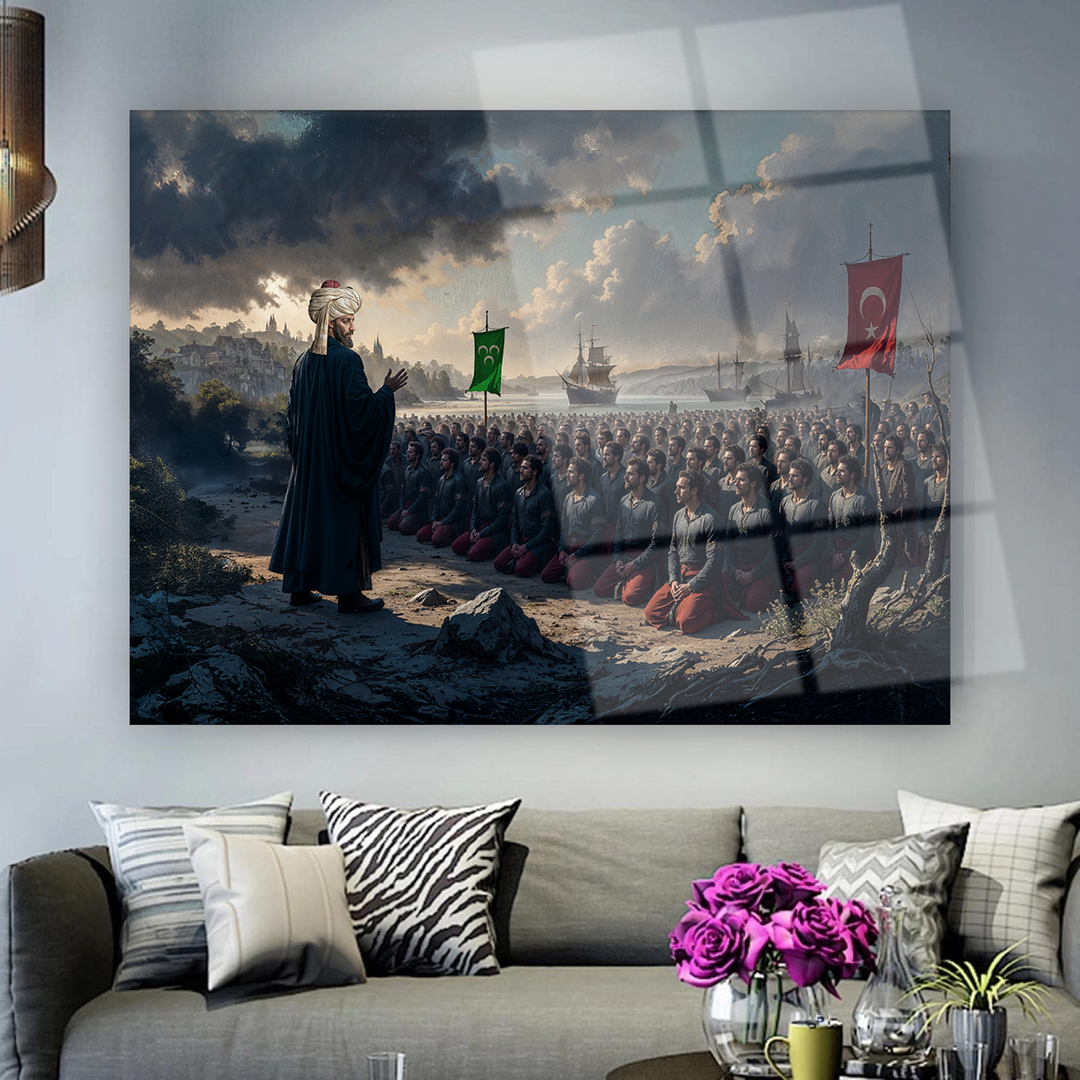 Fatih Sultan Mehmet Ordusuna Namaz Kıldırıken CamTablo