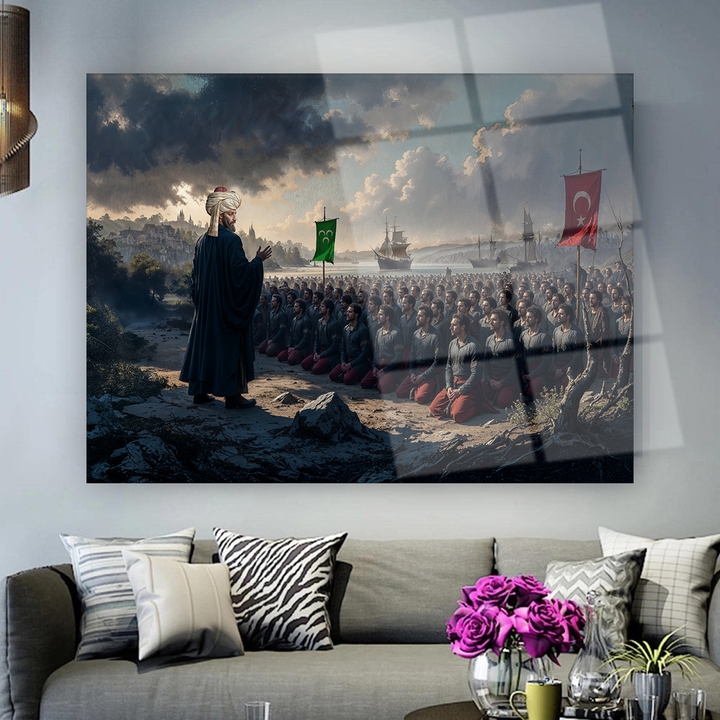 Fatih Sultan Mehmet Ordusuna Namaz Kıldırıken CamTablo