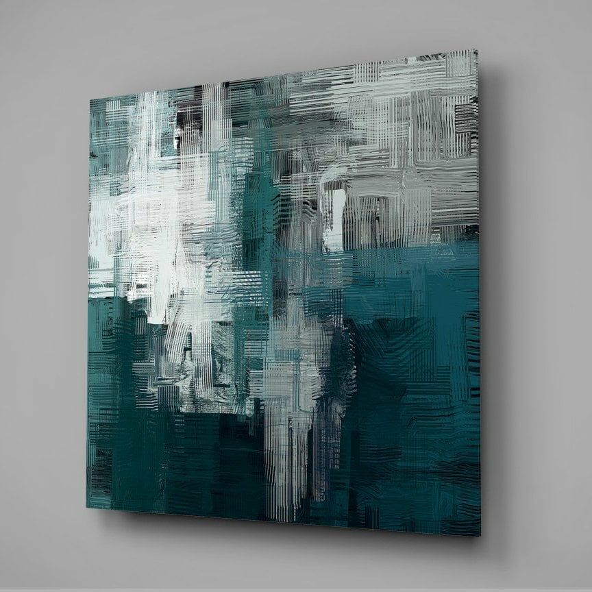 Yeşil Dokunuş Cam Tablo