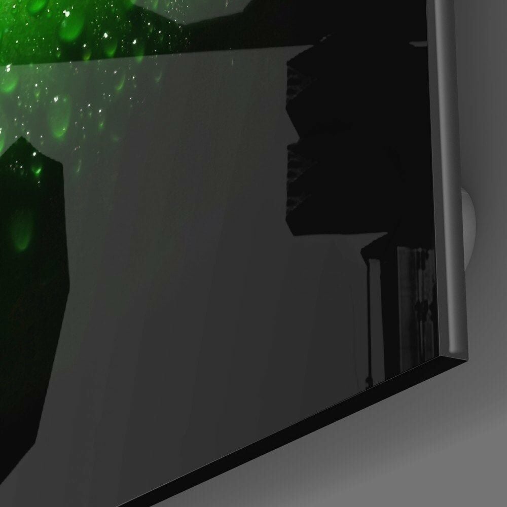 Yeşil Elma Cam Tablo