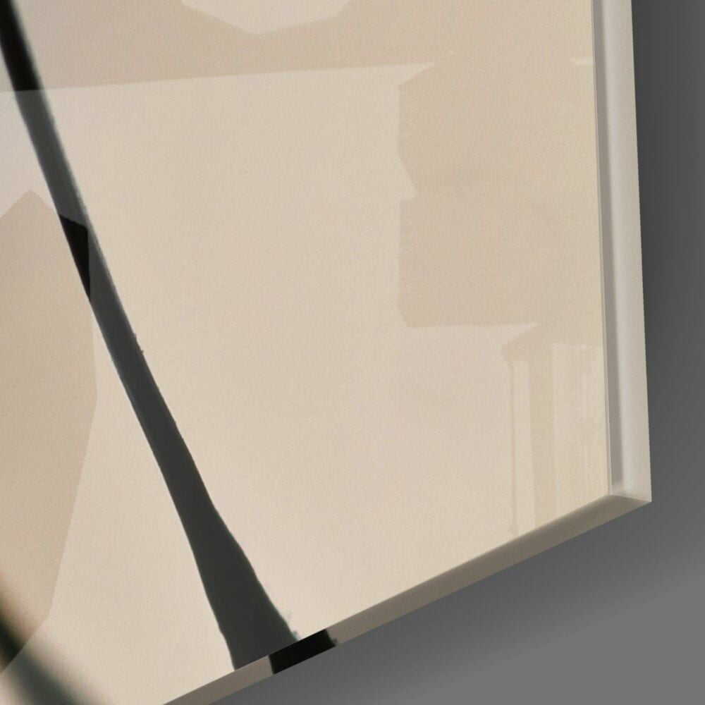 Yeşil Karahindiba Cam Tablo