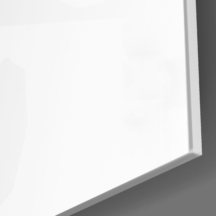 Yeşil Katmanlar Cam Tablo