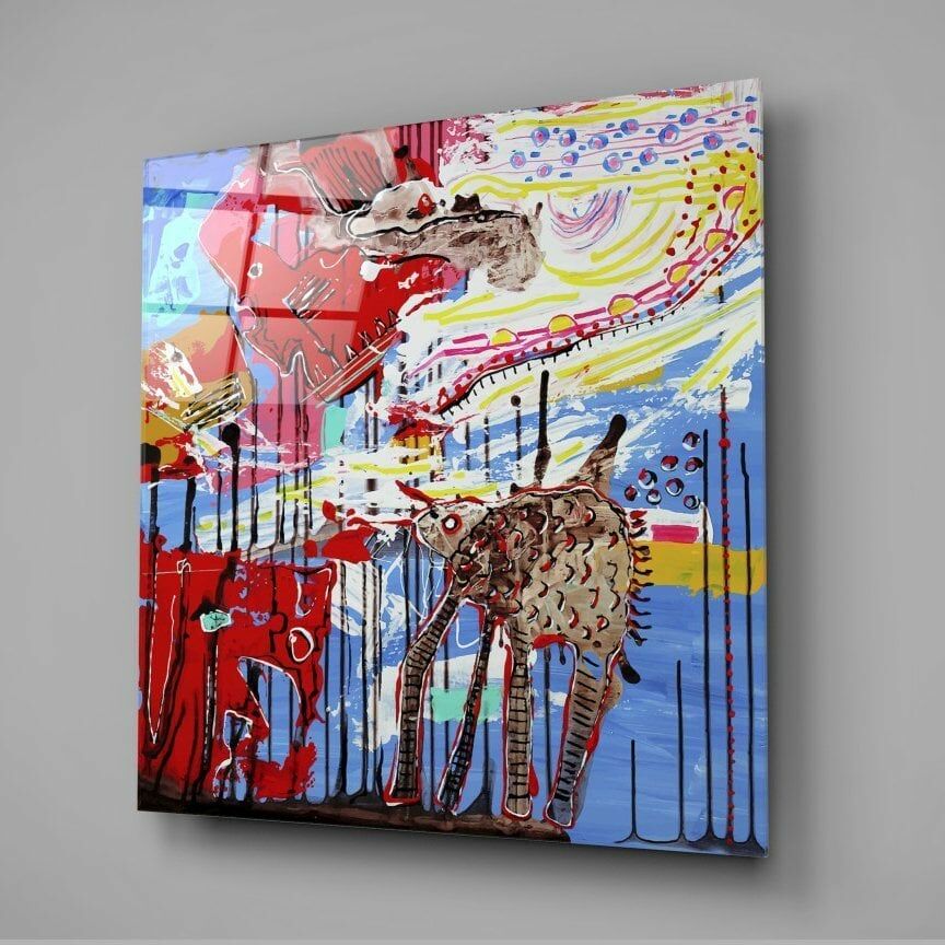 Yıldız Savaşları Soyut Cam Tablo