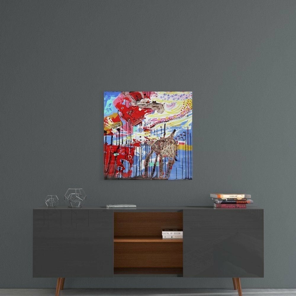 Yıldız Savaşları Soyut Cam Tablo